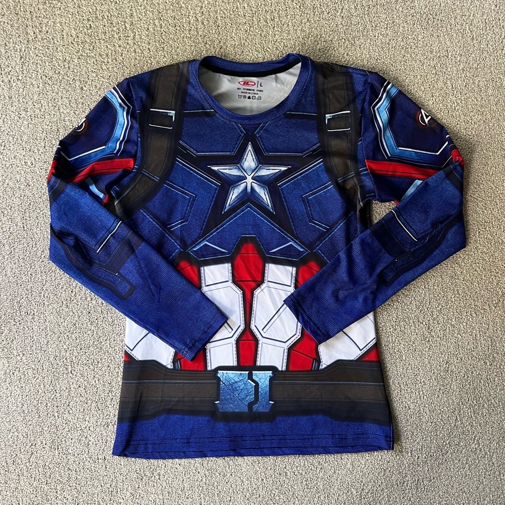 Men’s Captain America Compression Shirt